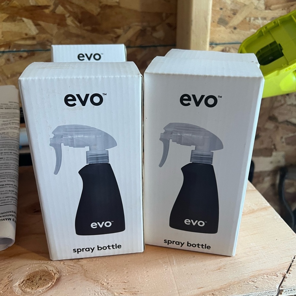 Spray bottles empty